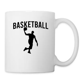 Basket-ball - Mug blanc - blanc - Droite