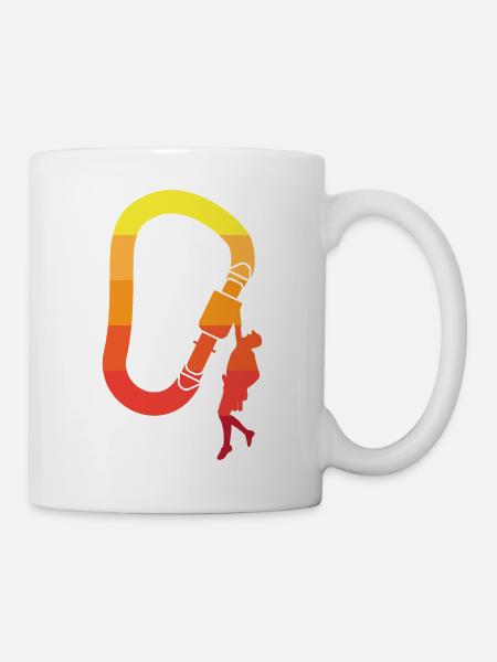 Klettern - Tasse - Weiß