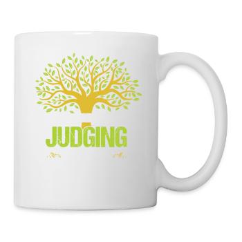 Je juge silencieusement vos arbres Arboriste Boiserie - Mug blanc - blanc - Droite