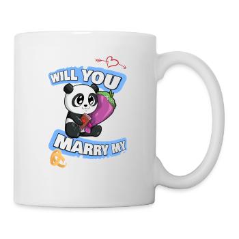Offre de mariage Papa épouseras-tu ma maman - Mug blanc - blanc - Droite