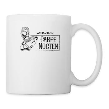 Lateinischer Spruch - Carpe Noctem - Tasse - Weiß - Rechts