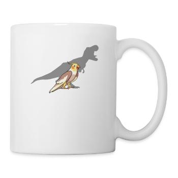 Schreiender Papagei Lustiger Nymphensittich - Nymphensittich - Tasse - Weiß - Rechts