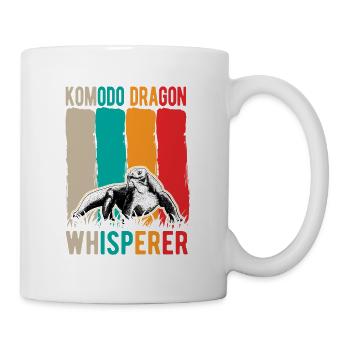 Komodo Dragon Whisperer Komodowaran - Tasse - Weiß - Rechts