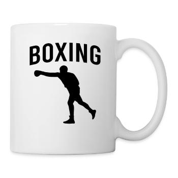 Boxen boxing - Tasse - Weiß - Rechts