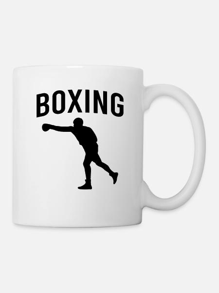 Boxen boxing - Tasse - Weiß