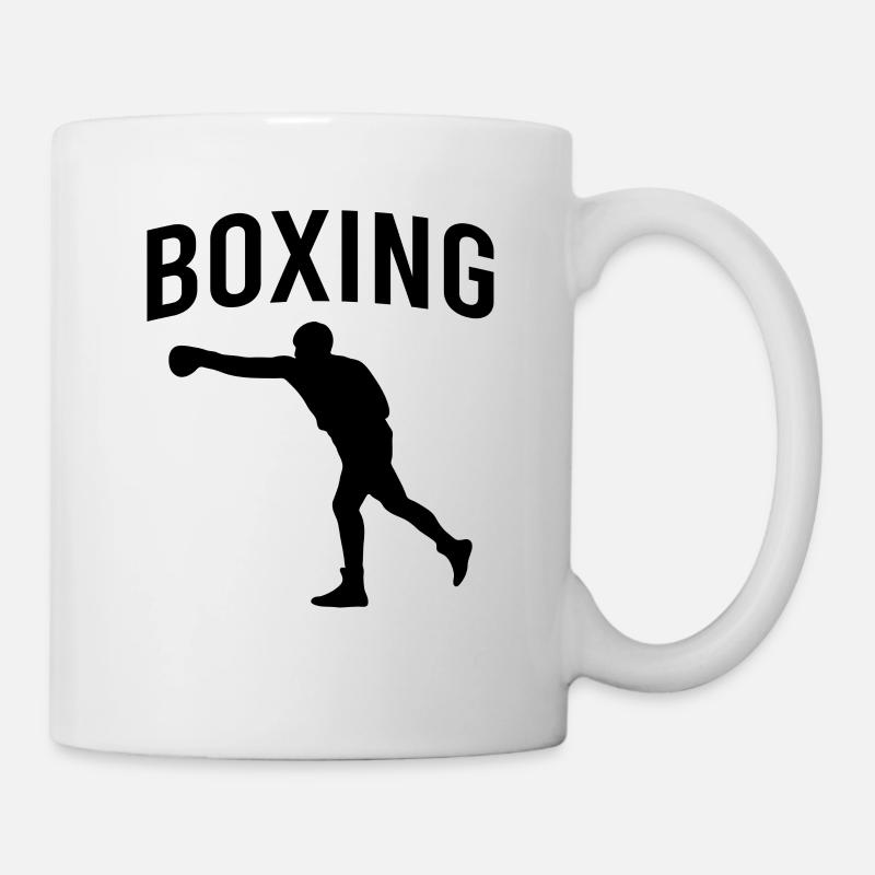 Boxen boxing - Tasse - Weiß
