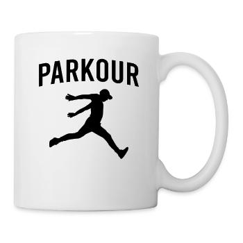 Parkour - Tasse - Weiß - Rechts