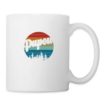Papou L'homme Le Mythe La Légende Fête Des Pères - Mug blanc - blanc - Droite