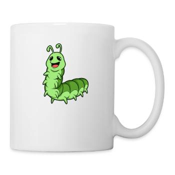 Kawaii Raupe - Tasse - Weiß - Rechts