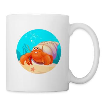 le bernard-l'hermite l'ermite - Mug blanc - blanc - Droite
