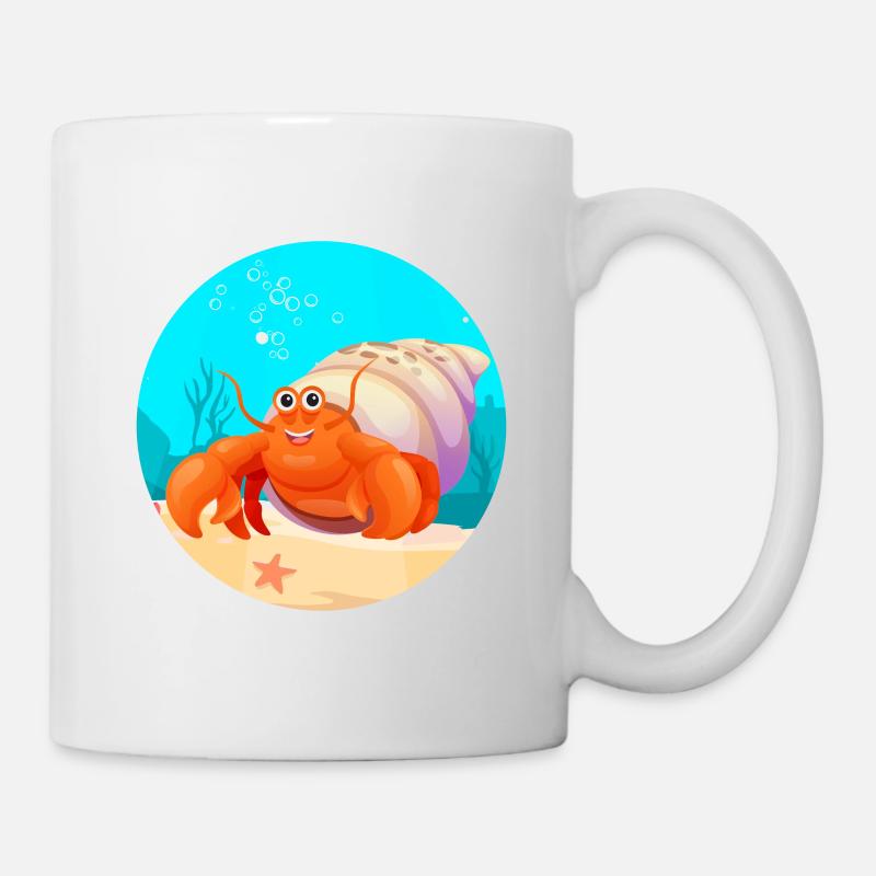 le bernard-l'hermite l'ermite - Mug blanc - blanc