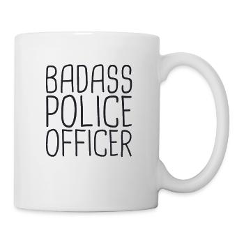 "Police Officer Badass | Police" - Mug - white - Right