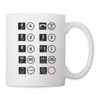 Elevator Technician Elevator Mechanic Elevator - Mug - white - Right
