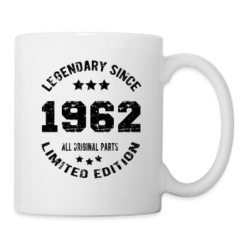 Legend since 1962 Birthday 60 Years Born in 1962 - Tasse - Weiß - Rechts