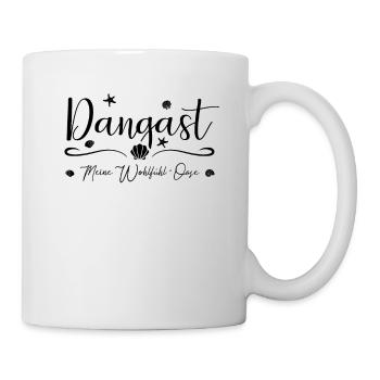 Meine Wohlfühl-Oase Nordseebad Dangast - Tasse - Weiß - Rechts
