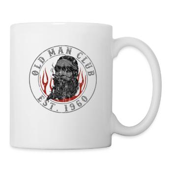 Old Man Club Est 1960 - Mug blanc - blanc - Droite