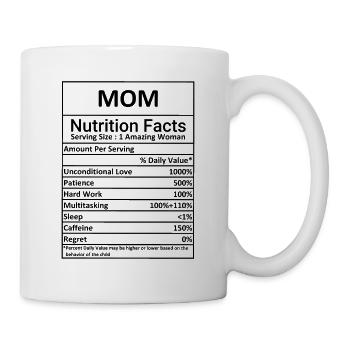 Fitness Mama Mutter Gym Girl Outfit für Frauen - Tasse - Weiß - Rechts