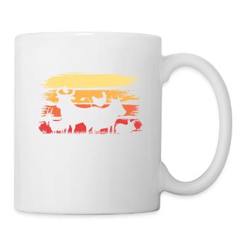 Soyez la voix de la voix du végétalien sans voix à base de plantes - Mug blanc - blanc - Droite