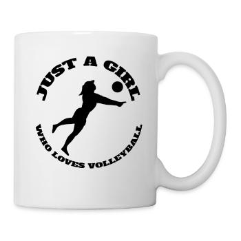 Volley-ball Beach Volleyball Joueuse de volley-ball - Mug blanc - blanc - Droite
