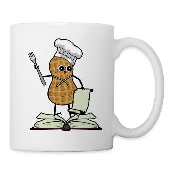 Peanut Cook Hobby Chef Culinary Art Enjoyment - Mug - white - Right