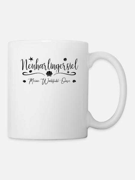 Meine Wohlfühl-Oase Neuharlingersiel - Tasse - Weiß