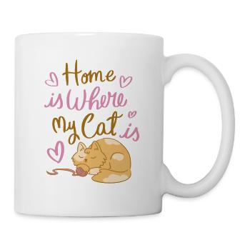 Cat Pet Cat Cats Domestic Cat Kitten - Mug - white - Right
