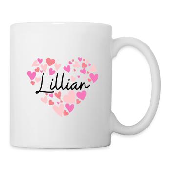 J’adore Lillian - Mug blanc - blanc - Droite