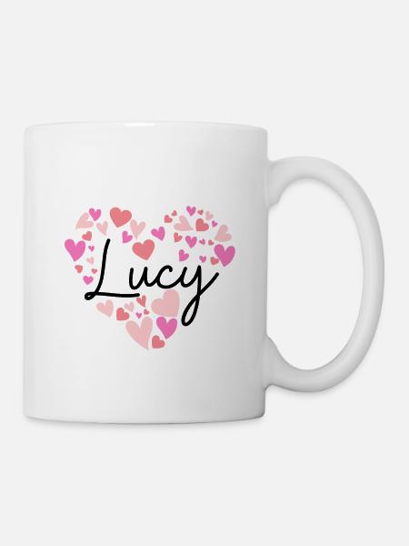 Ich liebe Lucy - Tasse - Weiß