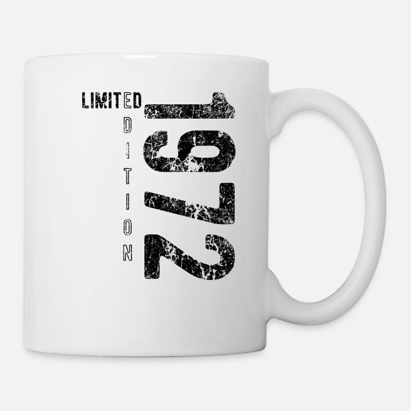 Édition limitée 1972 Anniversaire Naissance 1972 - Mug blanc - blanc