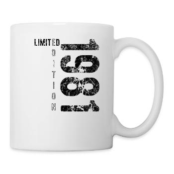 Limited Edition 1981 Geburtstag Jahrgang 1981 - Tasse - Weiß - Rechts