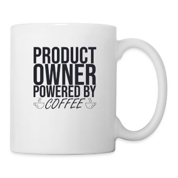 « Product Owner Coffee | » Scrum Master" » - Mug blanc - blanc - Droite