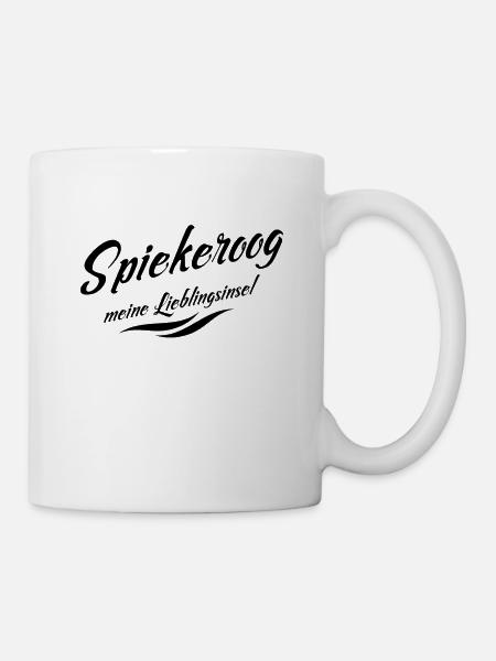Spiekeroog - meine Lieblingsinsel - Tasse - Weiß