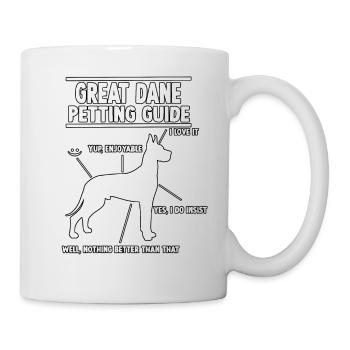 Guide des grands danois Witzges Grands Danois - Mug blanc - blanc - Droite