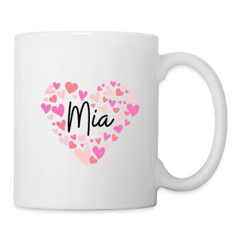J’adore Mia - Mug blanc - blanc - Droite
