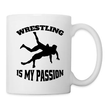 Wrestling Funny Gift Wrestling Spell Wrestling - Mug - white - Right