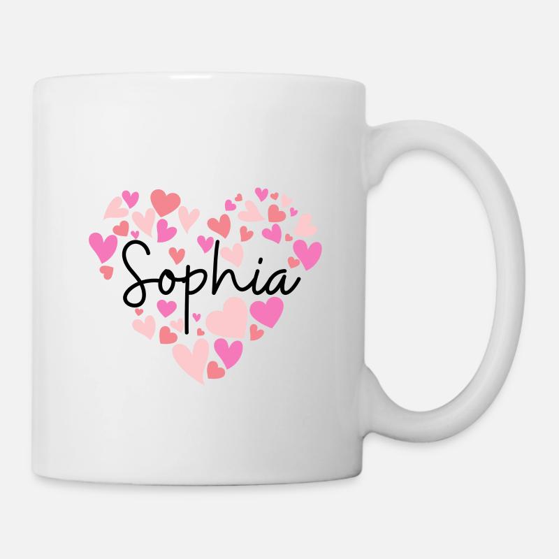 Ich liebe Sophia - Tasse - Weiß