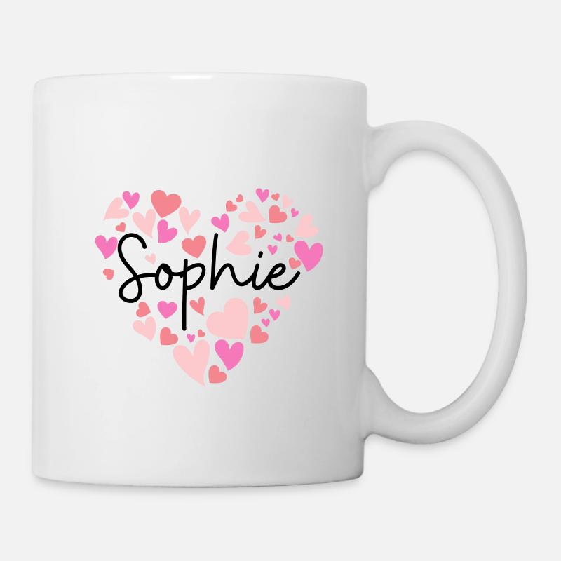 Ich liebe Sophie - Tasse - Weiß