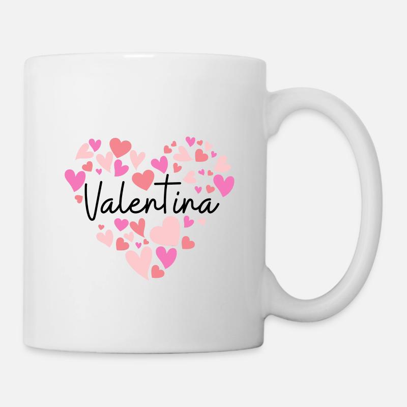Ich liebe Valentina - Tasse - Weiß