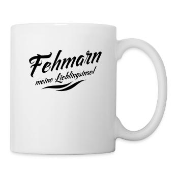 Meine Lieblingsinsel Fehmarn - Tasse - Weiß - Rechts