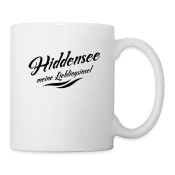 Meine Lieblingsinsel Hiddensee - Tasse - Weiß - Rechts