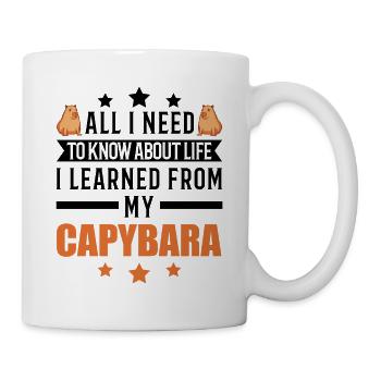 Capybara Wasserschwein Capibara - Mug - white - Right