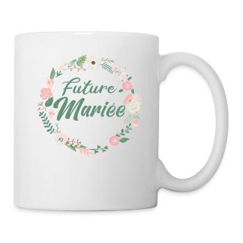 Future Mariée EVJF Team de la Mariée Jeune Fille - Mug blanc - blanc - Droite