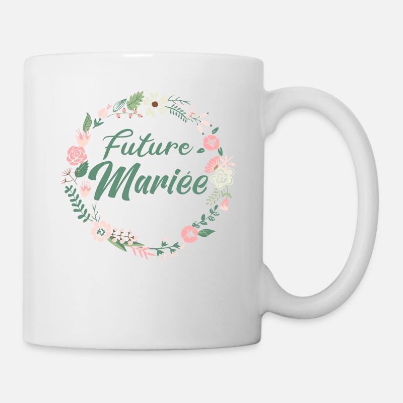 Future Mariée EVJF Team de la Mariée Jeune Fille - Mug blanc - blanc