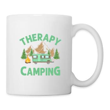 Je n’ai pas besoin de thérapie, j’ai juste besoin d’aller camper Cam - Mug blanc - blanc - Droite