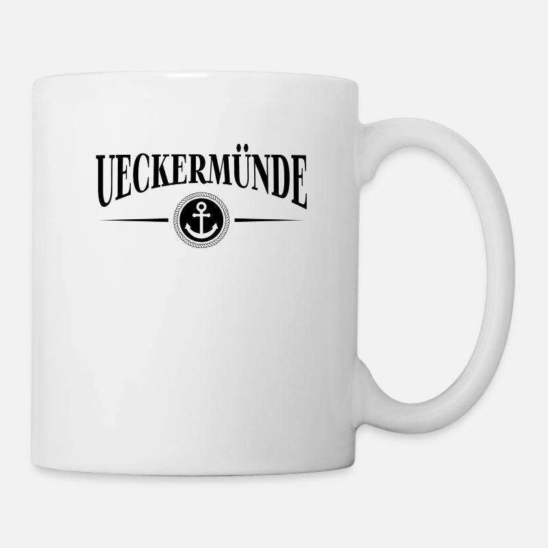 Anker und Seil - Ostseebad Ueckermünde - Tasse - Weiß
