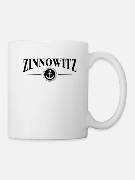 Anker und Seil - Ostseeheilbad Zinnowitz - Tasse - Weiß