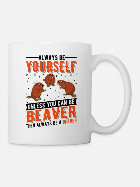 Beaver Beaver Dam Beaver - Mug - white