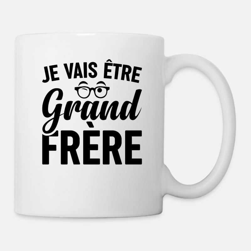 Je Vais Être Grand Frère - Mug blanc - blanc