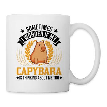 Capybara Wasserschwein Capibara - Mug blanc - blanc - Droite