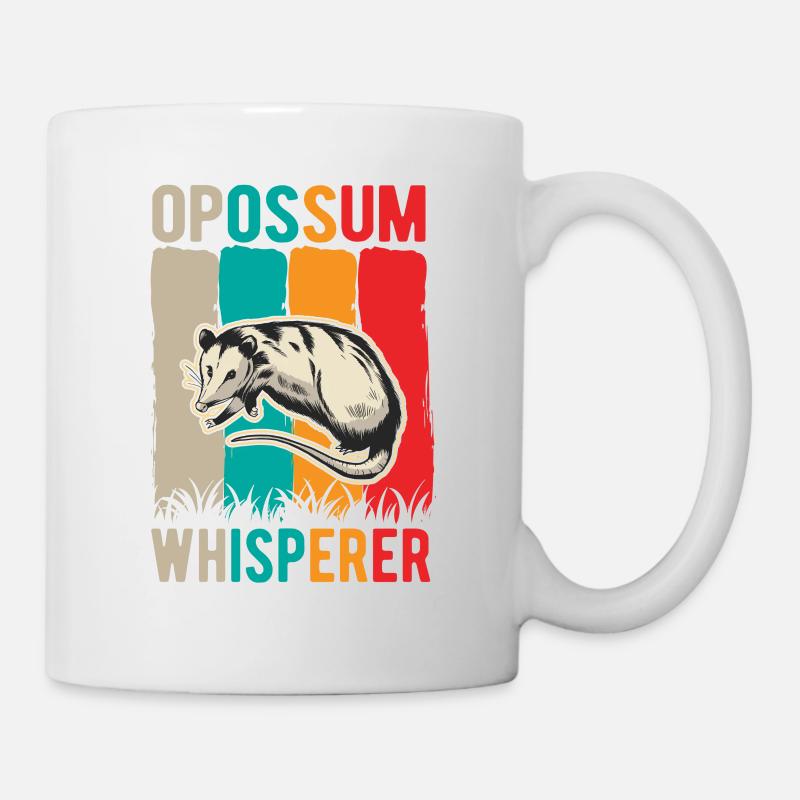 Opossum Whisperer Opossum Flüsterer - Mug - white
